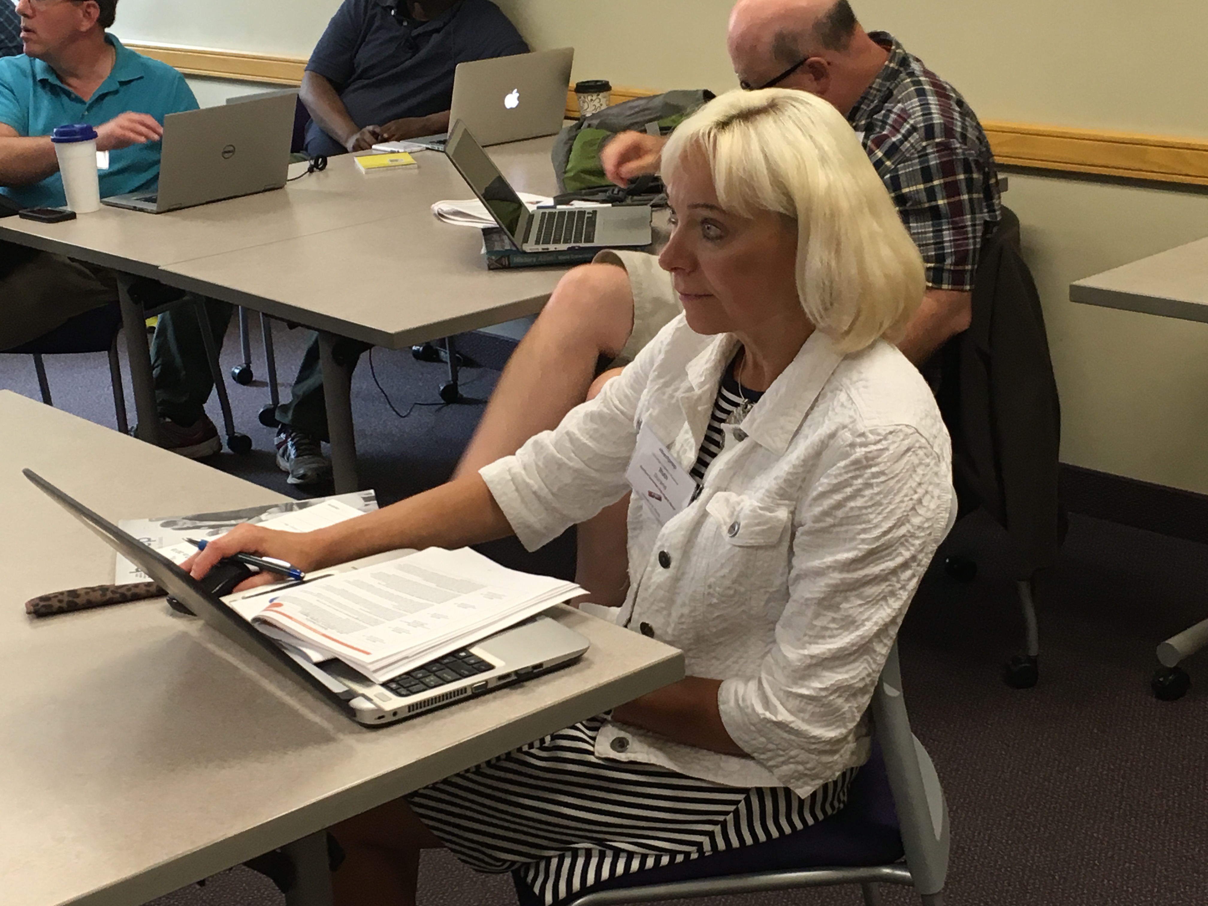 Ruth Durand, Rockford Elementary Arts Magnet School teacher at Technology Integration Workshop