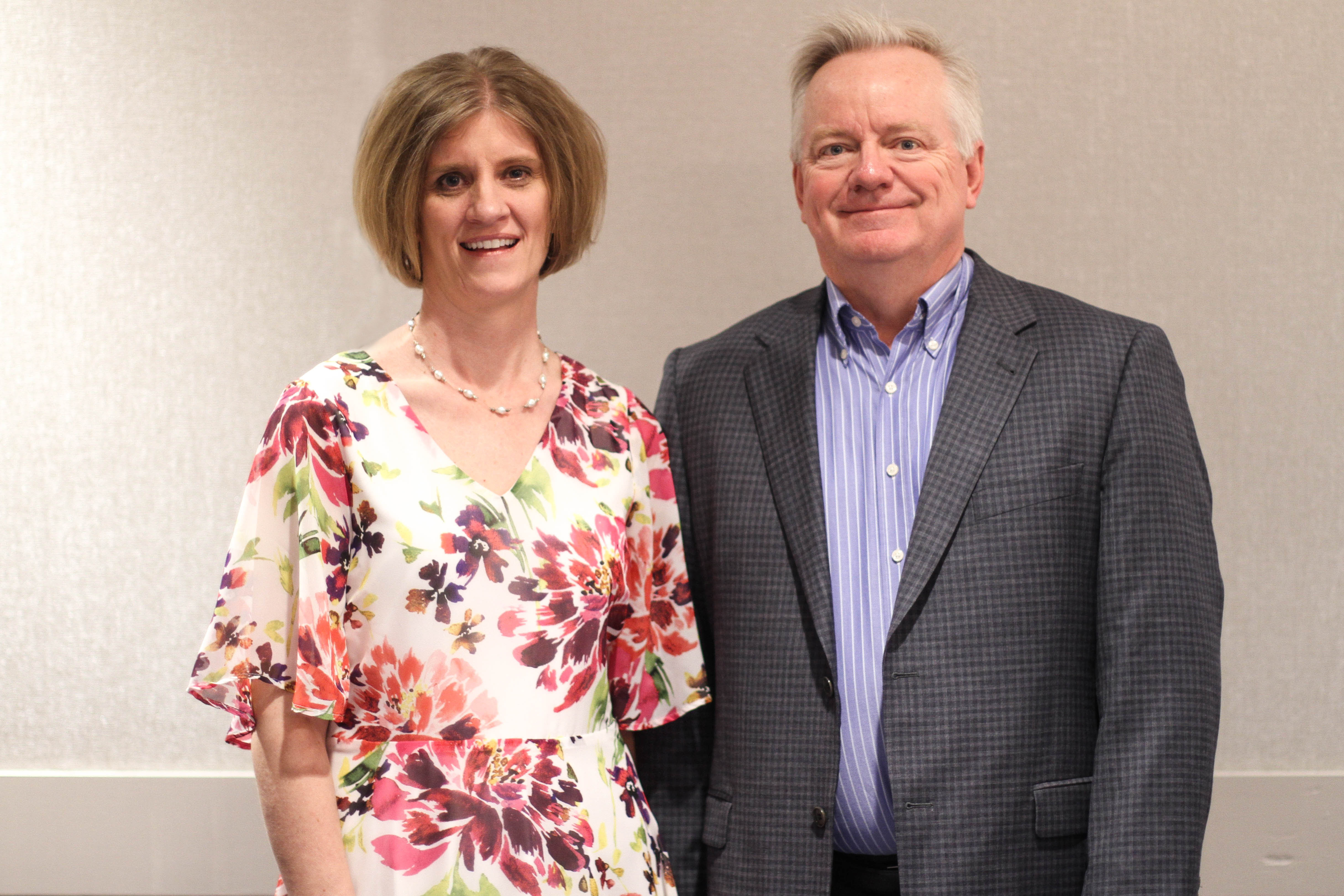 Paul Nelson with Allstate receives Service Award from BestPrep, with Bonnie Vagasky of BestPrep
