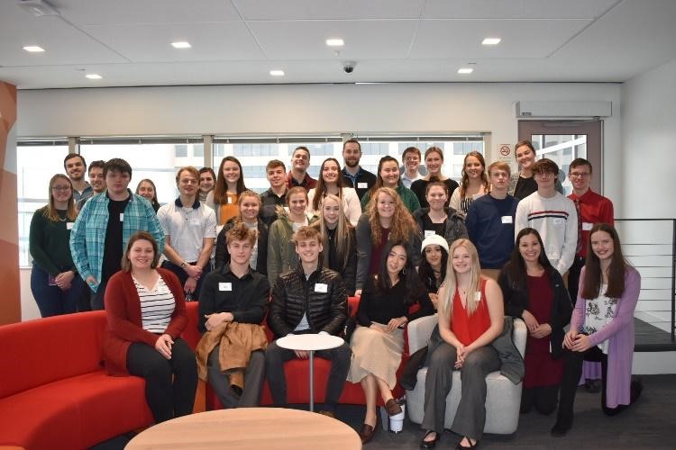 PwC volunteers and students