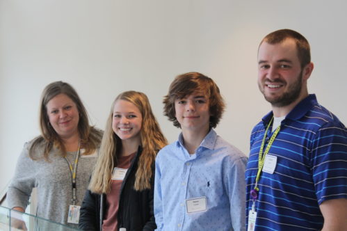 Emerson-Buffalo F18 students and mentors smiling