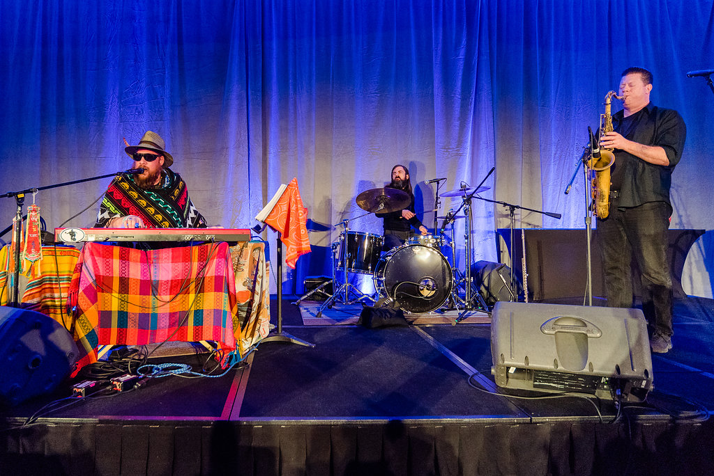 nicholas david and his band performing