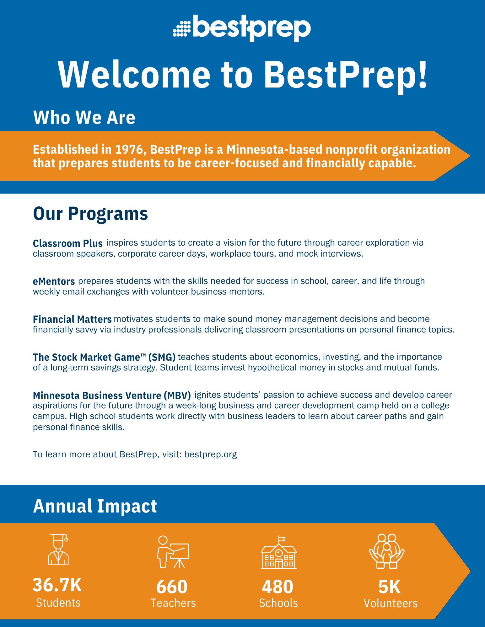 2026-27 BestPrep Volunteer Overview Cover Image